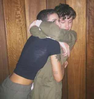 ☁ c4e547a9 กอด, มิตรภาพ, ความรัก, ผู้คน telegram sticker