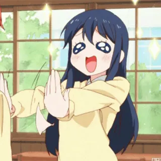 🔮 2ff4edf1 Anime, Cô gái, Dễ thương, Kawaii, Hoạt hình Nhật Bản, Phim hoạt hình, Nhân vật telegram sticker