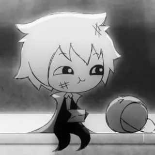 🖤 a2fb02bf cartoon, anime, character, art, drawing, sketch telegram sticker