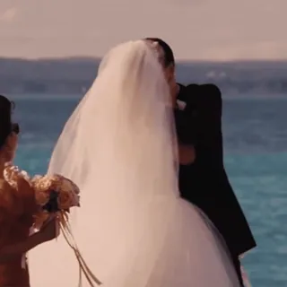 😘 05d9d1f4 matrimonio, sposa, sposo, amore, celebrazione, velo, cerimonia, nozze telegram sticker