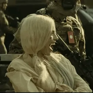 😒 2b1b03dc wojsko, żołnierze, broń, przemoc, horror telegram sticker