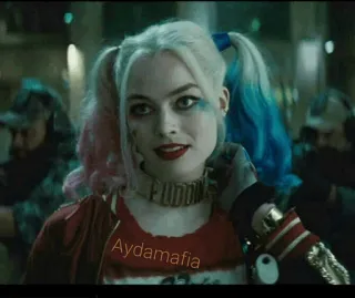 😄 76c73639 Harley Quinn Suicide Squad Harley Quinn, DC Comics, Suicide Squad, Margot Robbie, złoczyńca, antybohater, postać z komiksu, postać kobieca telegram sticker