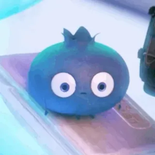 🍓 251d7739 bosbes, cartoon, geanimeerd, schattig telegram sticker