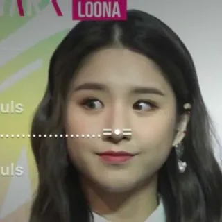 😼 4bc574c1 LOONA Kpop, music, girl group, LOONA, singer telegram sticker