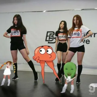 👯‍♀ b8408215 cartoon, cute, funny, sticker, characters telegram sticker