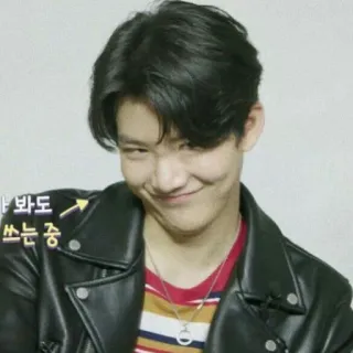 🐤 33e5b816  쓰는 중 orang, pria, korea, menulis telegram sticker