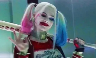 😂 ebbde3bb Harley Quinn Suicide Squad Daddy's Lil Monster harley quinn, escuadrón suicida, margot robbie, villano, dc comics whatsapp sticker