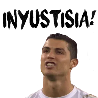 😞 9b8b4c64 Cristiano Ronaldo 克里斯蒂亚诺·罗纳尔多, 足球运动员, 运动员, 足球, 运动 whatsapp sticker