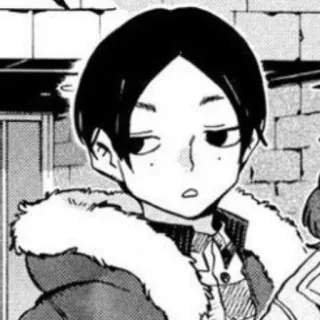 🛹 03008fbe Манга, Аниме, Персонаж, Портрет, Иллюстрация telegram sticker