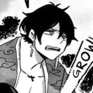 🛹 03f429d6 GROWL!! Аниме, Манга, Мультфильм, Рык telegram sticker