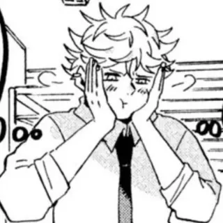 🛹 52464d2b Аниме стиль, Мультфильм, Портрет, Манга, Милый, Мальчик telegram sticker