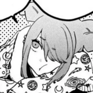 🛹 569a6a34 Стиль аниме, Манга, Мультфильм, Персонаж, сонный, космос telegram sticker