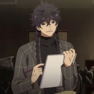 🛹 57cf09c6 Аниме, Искусство, Рисунок, Персонаж, Иллюстрация telegram sticker