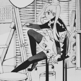 🛹 5f780cda Аниме, Манга, Художник, Живопись, Рисунок, Женщина, Женщина telegram sticker