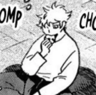 🛹 6b8a1b64 OMP CHO еда, манга, персонаж, японский, закуска telegram sticker