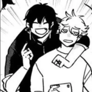 🛹 6bcd03c9 Мультфильм, Аниме, Дружба, Манга telegram sticker