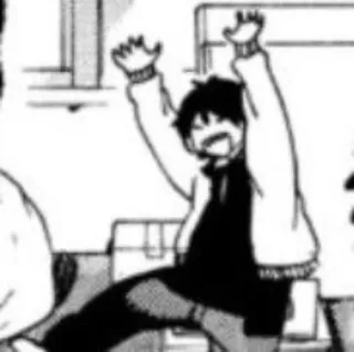 🛹 ae42ee2e Стиль аниме, Праздник, Радостный, Мультфильм, Манга telegram sticker