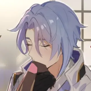 😘 915c79de Kamisato Ayato Genshin Impact 动漫, 游戏, 角色, 男性, 粉丝作品, 绫人 telegram sticker