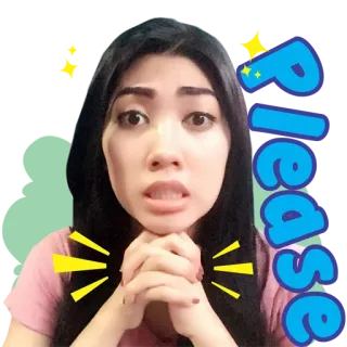 🙄 af953016 Please supplication, demande, implorer, émotion, expression, urgent telegram sticker