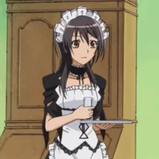 🍂 23de4164 Anime, Serveuse, Café, Service, Mignon, Manga whatsapp sticker