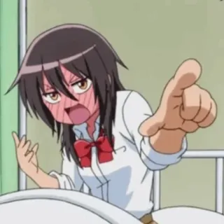 🍂 a069a06a Anime, Doigt d'honneur, Offensant, Dessin animé, Grossier whatsapp sticker