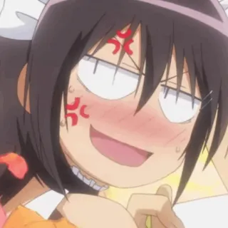 🍂 d7cd960e Animé, メイド (Maid), En colère, Manga, Dessin animé, Mignon whatsapp sticker