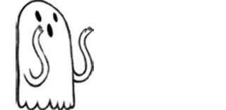 👽 0ef7bfe7 ghost, cartoon, sticker, halloween telegram sticker