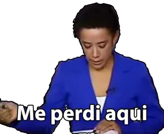 👽 8f43762a Me perdi aqui lost, confused, meme, news telegram sticker