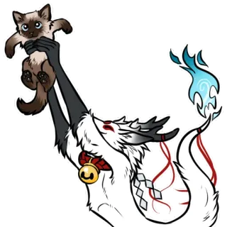 😻 c2109591 gato, mascota, gatito, animal, lindo, fantasía whatsapp sticker