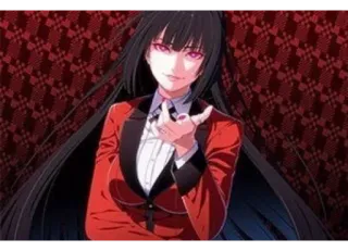 🃏 d388206c Yumeko Jabami Kakegurui 애니메이션, 만화, 카케구루이, 자바미 유메코, 도박, 학교 telegram sticker