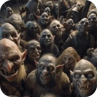 🫥 c41e4bf8 Goblins, Fantasy, Créatures, Monstres, Orcs whatsapp sticker