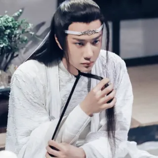 😐 84fb4561 Lan Wangji The Untamed China Drama, The Untamed, Xiao Zhan, Wang Yibo, Altes China telegram sticker