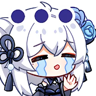 😭 4cdcd88c 애니메이션, 만화, 우는, 귀여운, 슬픈, 이모티콘, 와이푸, 눈물 telegram sticker