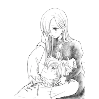 💕 ce423fde Elizabeth Liones Seven Deadly Sins アニメ, マンガ, エリザベス・リオネス, 七つの大罪 telegram sticker