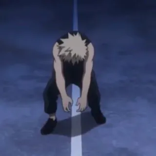 ☠ 3e1b254a Bakugo My Hero Academia Anime, My Hero Academia, Bakugo, Marah, Kesal, Karakter anime telegram sticker