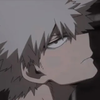 ☠ 84f5b8e5 Bakugo My Hero Academia Anime, Manga, Karakter, Anak laki-laki, Ledakan, Marah telegram sticker