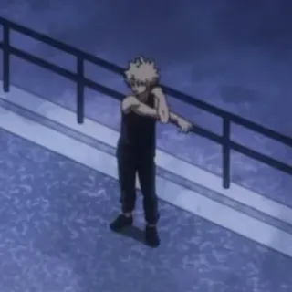 ☠ c74f9d40 Bakugo Katsuki My Hero Academia Bakugo, My Hero Academia, Anime, Karakter, Manga telegram sticker