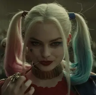 🔥 acff8a69 Harley Quinn Suicide Squad Harley Quinn, Suicide Squad, Margot Robbie, DC Comics, méchant, personnage, comics telegram sticker