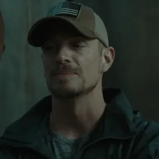 🔥 b7dd8c18 homme, chapeau, drapeau américain, portrait, personnes telegram sticker