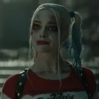🔥 c63d7b2a Harley Quinn Suicide Squad Harley Quinn, Suicide Squad, DC Comics, méchant, Margot Robbie, anti-héros telegram sticker