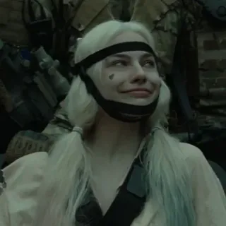 🔥 e092eacb Harley Quinn Suicide Squad Harley Quinn, DC Comics, méchant, anti-héros, Margot Robbie, The Suicide Squad, film, personnage telegram sticker