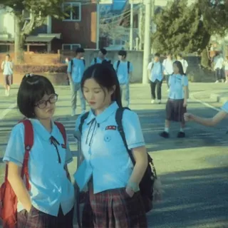 💗 6e8967f9 青少年, 学校, 制服, 朋友, 学生 telegram sticker