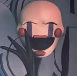 💜 1c25f76a The Puppet Five Nights at Freddy's marionetta, Five Nights at Freddy's, horror, animatronico, personaggio whatsapp sticker