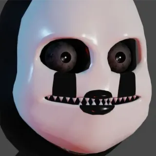 💜 4adedbfc The Puppet Five Nights at Freddy's Horror, Animatronico, Burattino, Maschera, Spaventoso whatsapp sticker