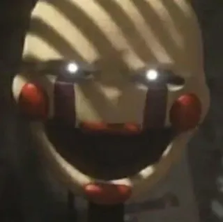 💜 b58c3efc Puppet Five Nights at Freddy's Marionetta, Animatronico, Horror, Spaventoso, Five Nights at Freddy's, FNAF whatsapp sticker