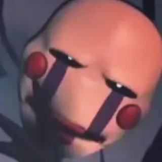 💜 c79ced72 The Puppet Five Nights at Freddy's horror, videogioco, animatronic, inquietante, burattino, fnaf whatsapp sticker