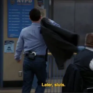 👋 23824419 Later, sluts. telegram sticker