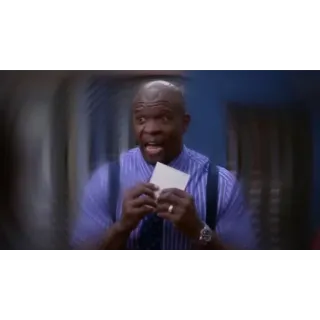 🗣 7fdb9ded Terry Crews Brooklyn Nine-Nine terry crews, brooklyn nine-nine, serial tv, komedia, aktor, zszokowany, zaskoczenie telegram sticker