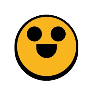😝 bb860606 Emoji, Faccia felice, Sorriso, Giallo, Semplice, Icona telegram sticker