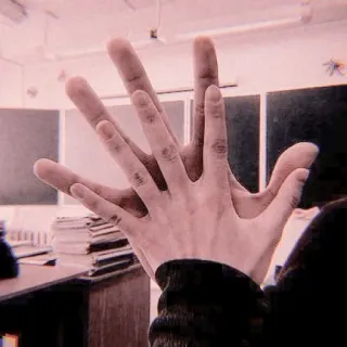 🍼 398f5941 mãos, sala de aula, dedos telegram sticker